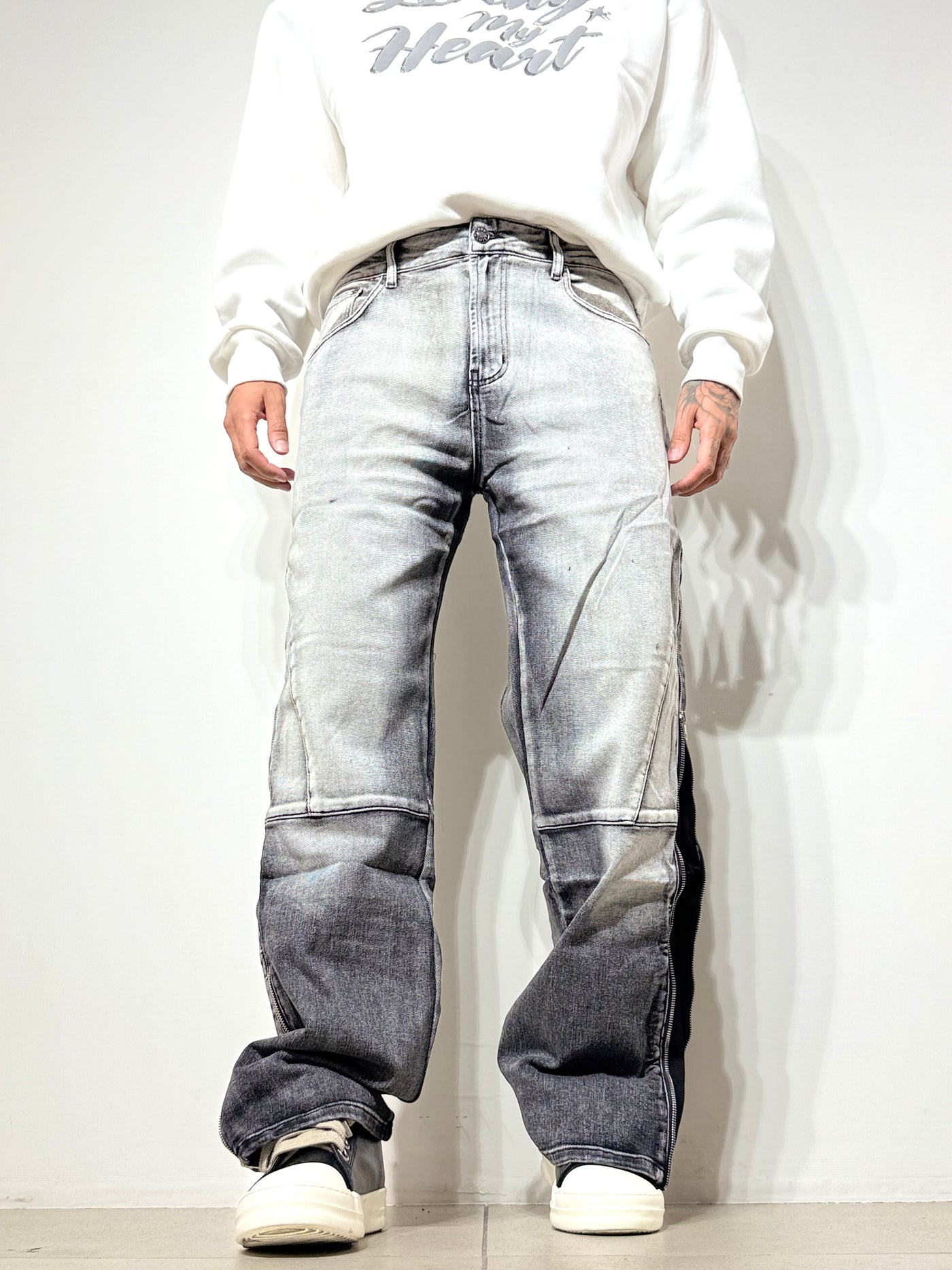 Flare zipgrey