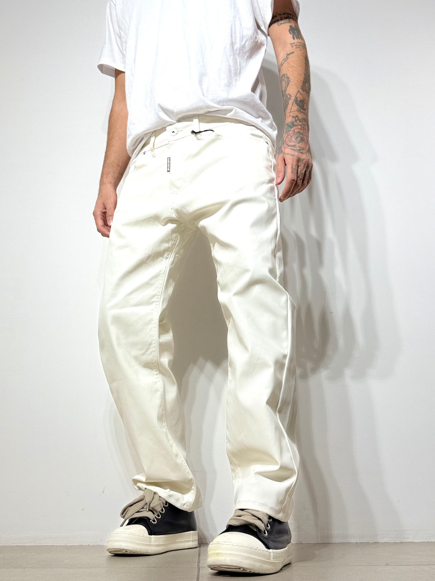 Jeans ciano smearwhite