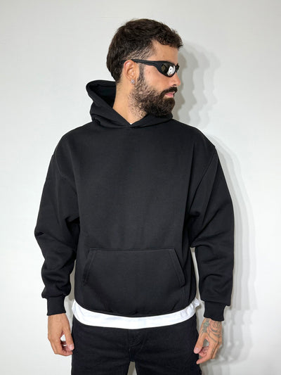Felpa boxy black