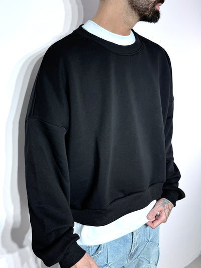 CREWNECK BOXY BLACK