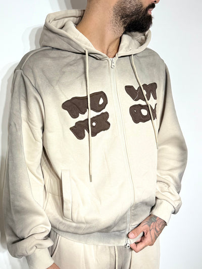 Tracksuit patchbeige