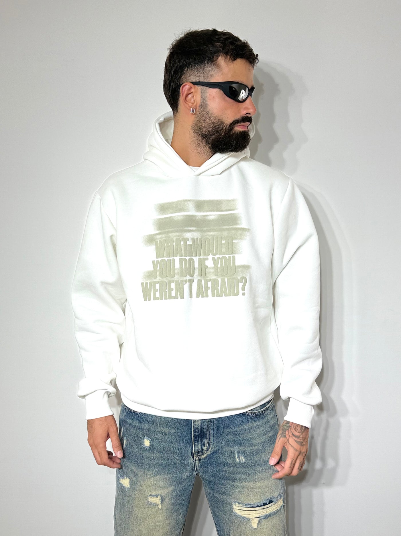 Felpa afraidwhite