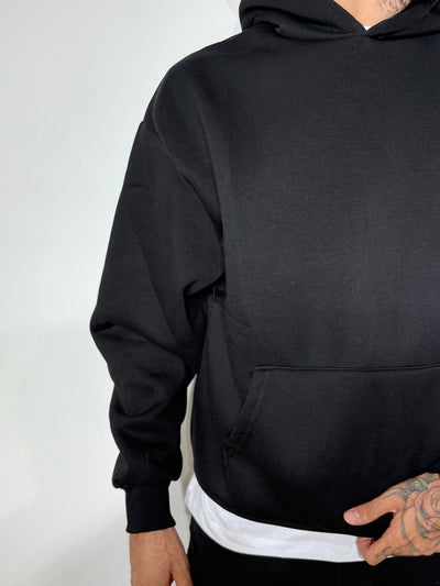 Felpa boxy black