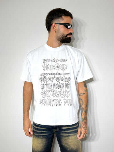 T shirt cardwhite