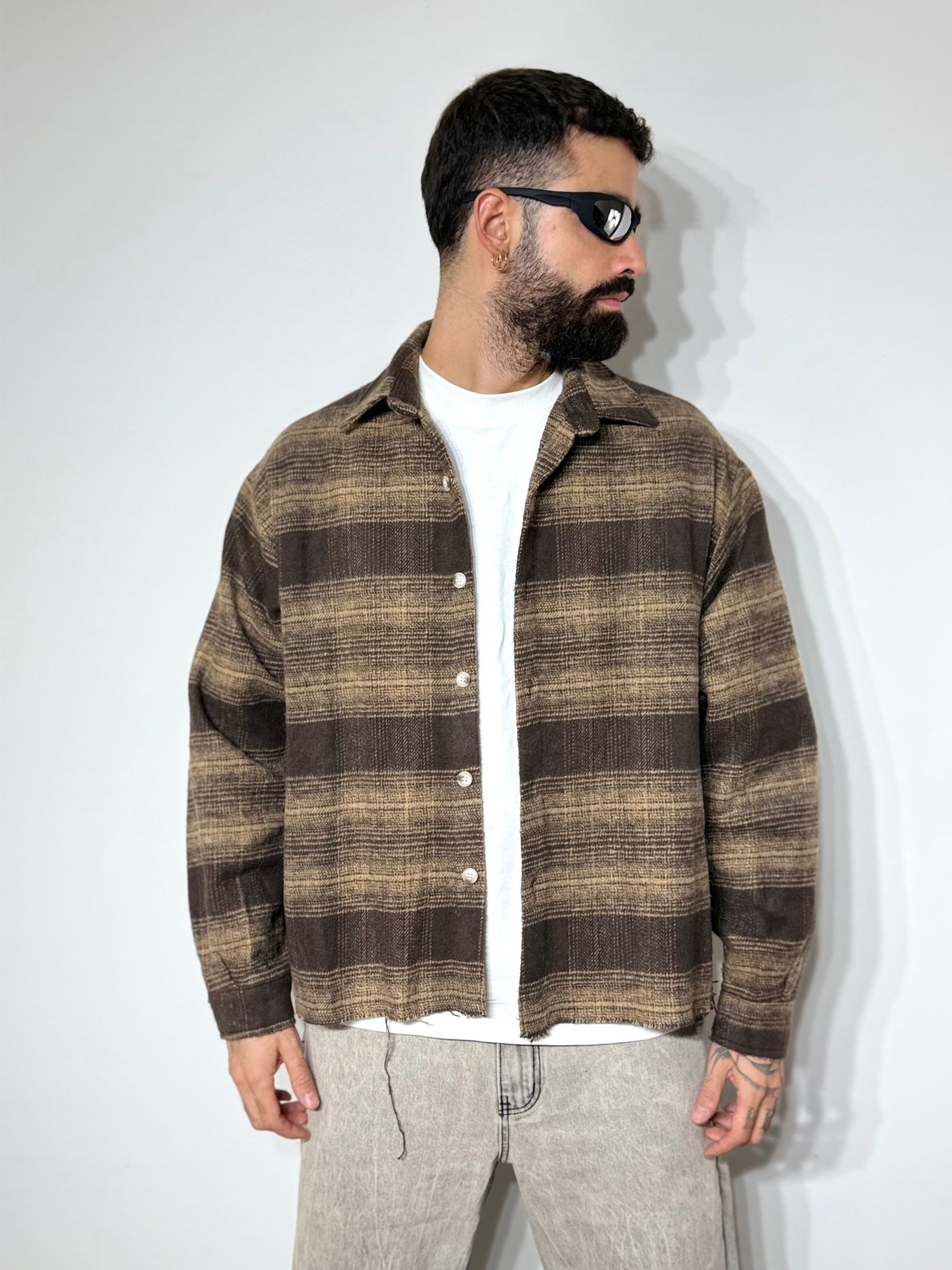 Camicia flanella brown