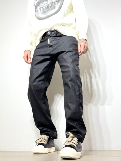 Jeans ciano smearblack