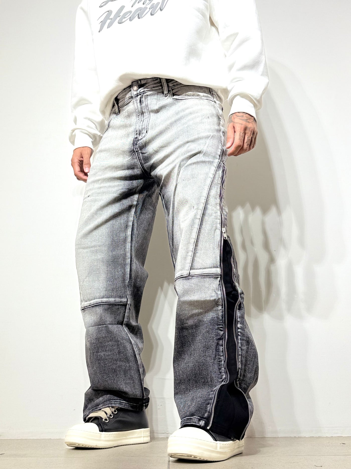 Flare zipgrey