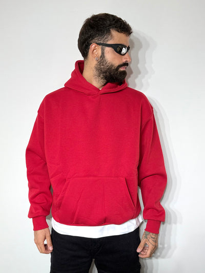 Felpa boxy red