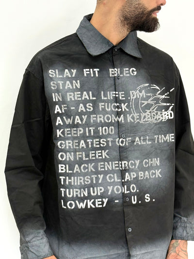 Camicia letterblack