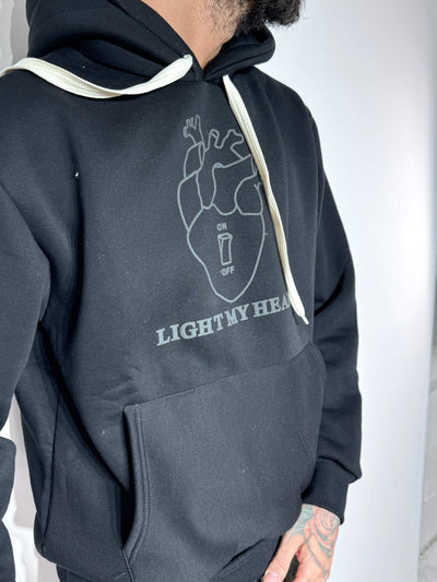 FELPA HEART BLACK