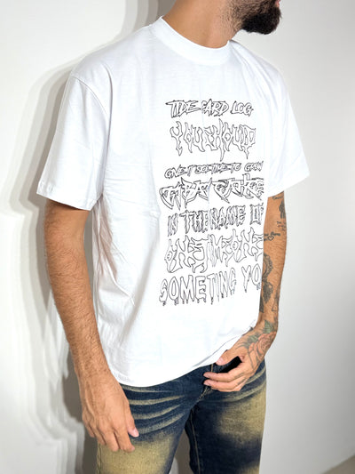 T shirt cardwhite