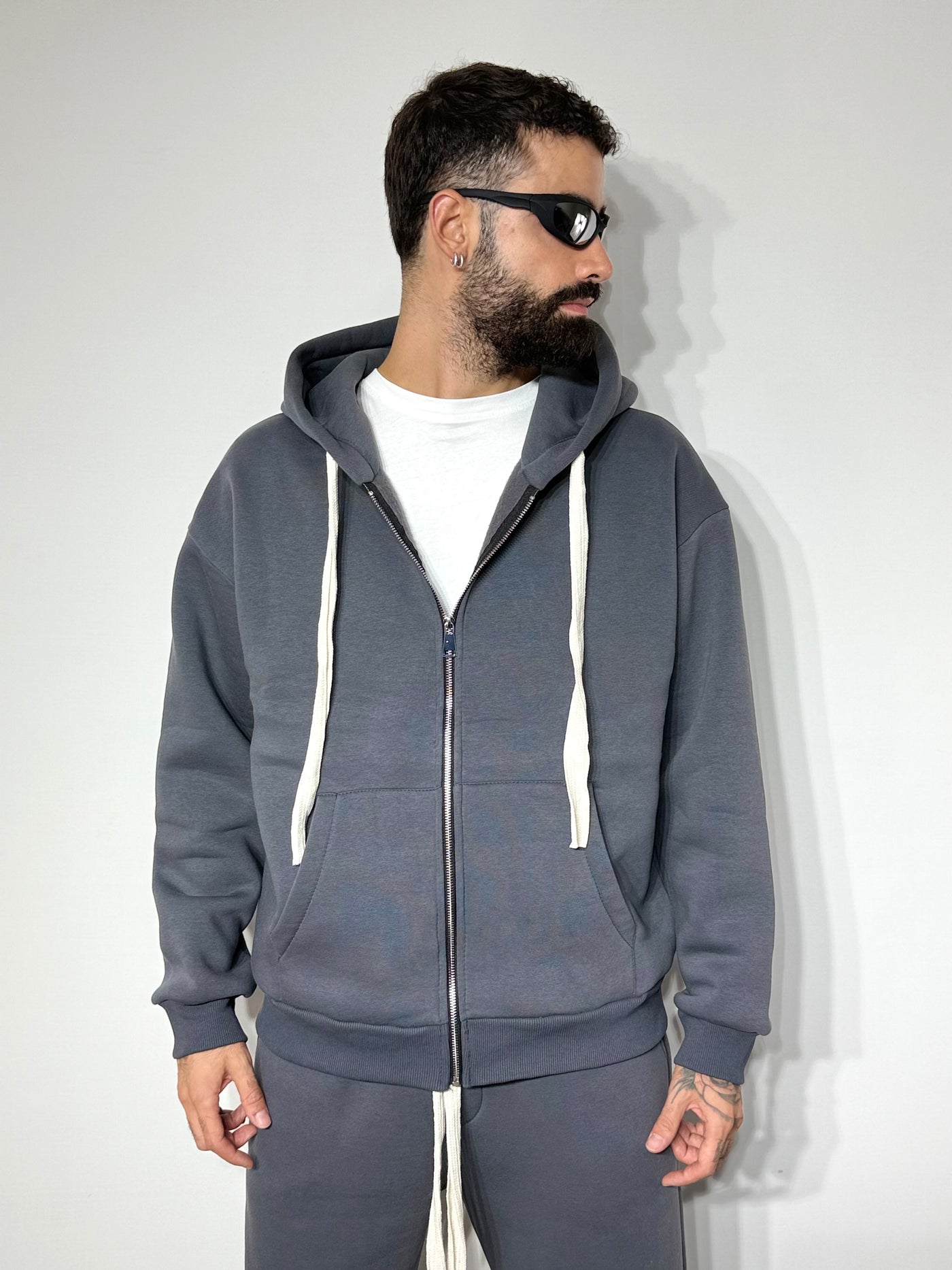 Tracksuit zipgrey