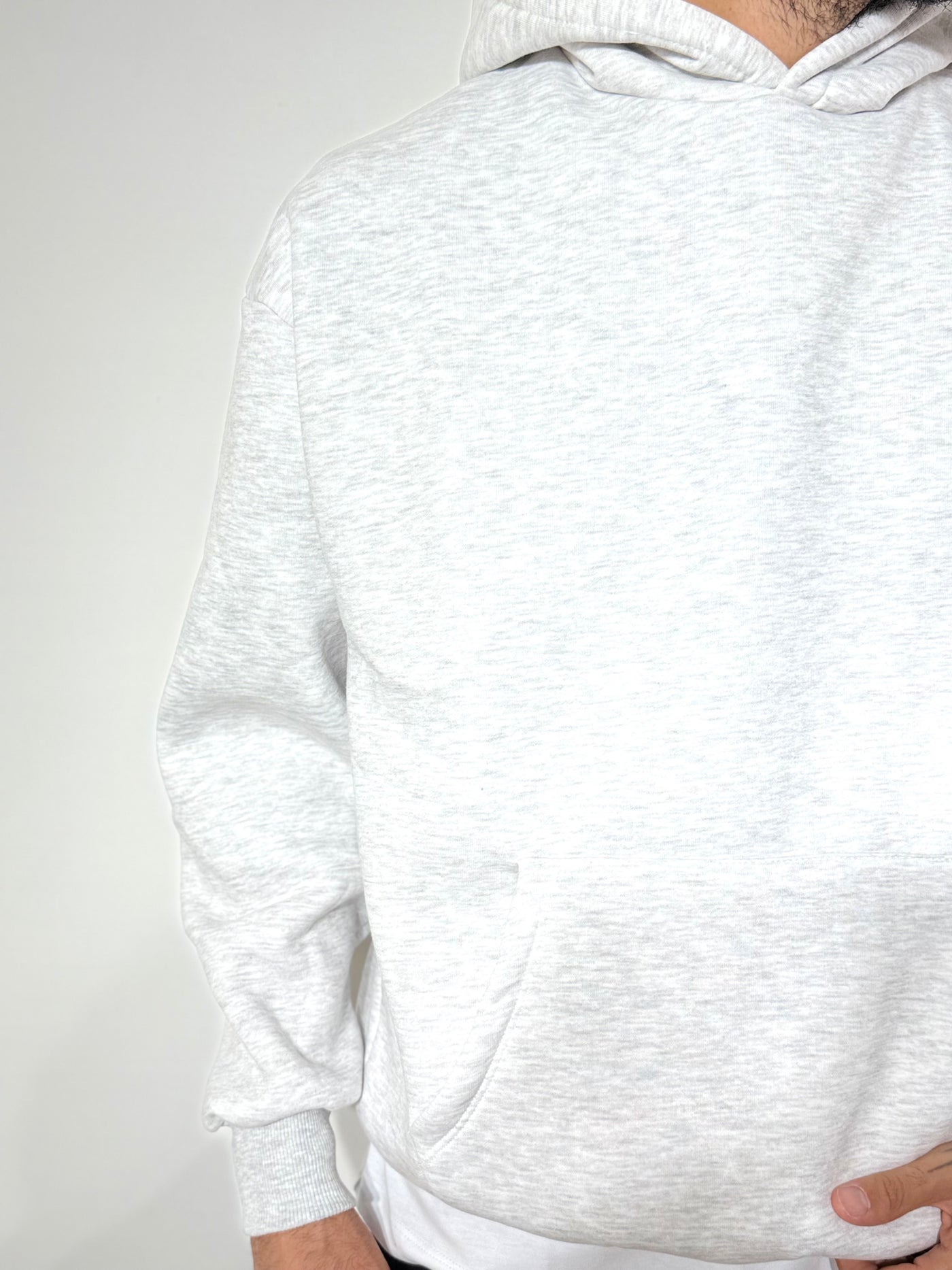 Felpa boxy grey