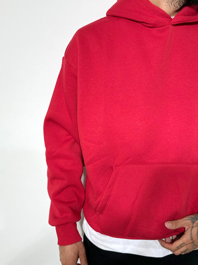 Felpa boxy red