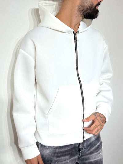 Felpa scuba white