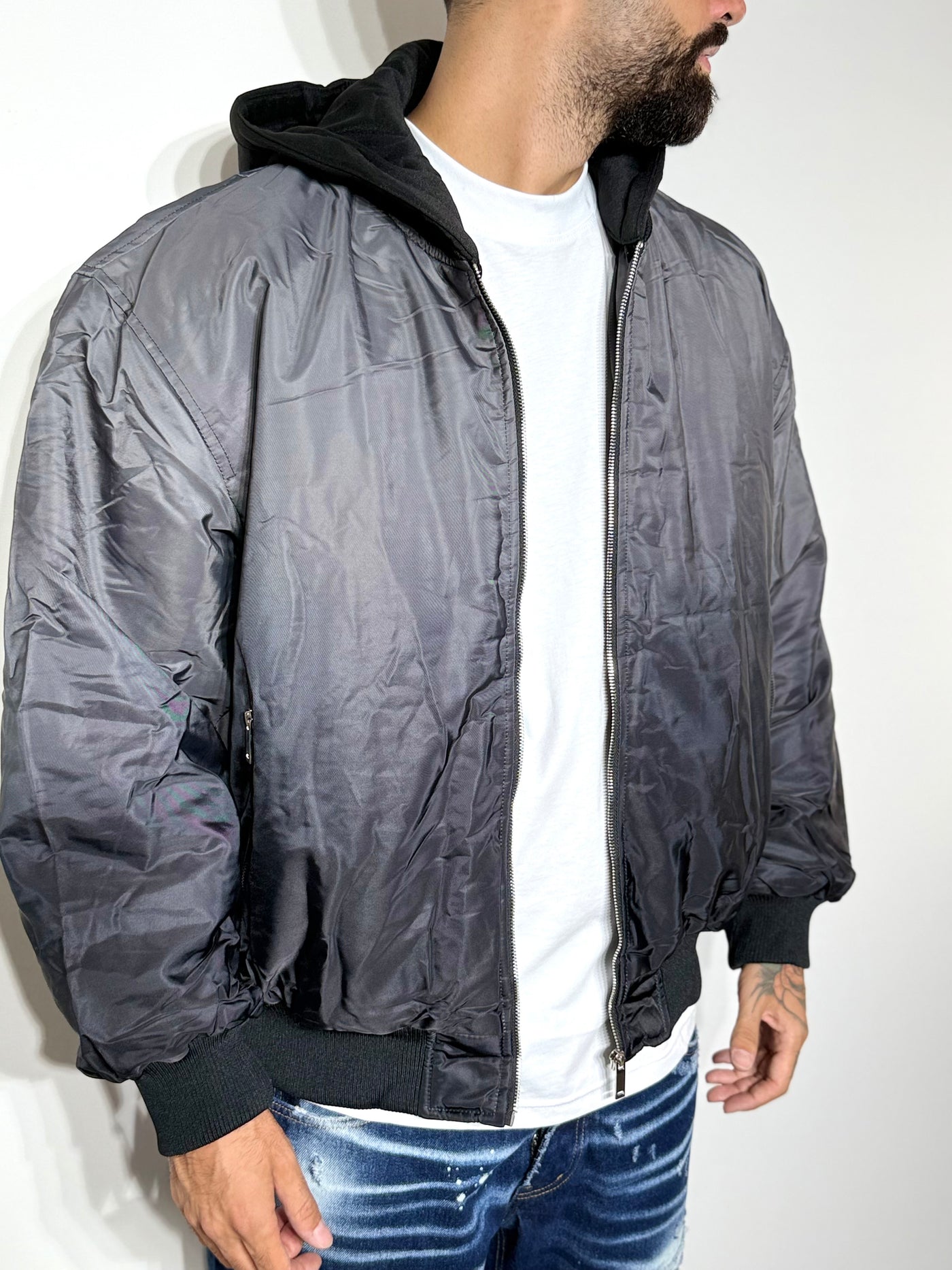 Bomber degradeblack