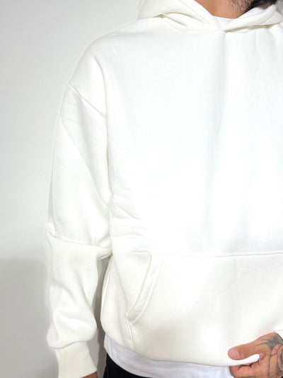 Felpa boxy white