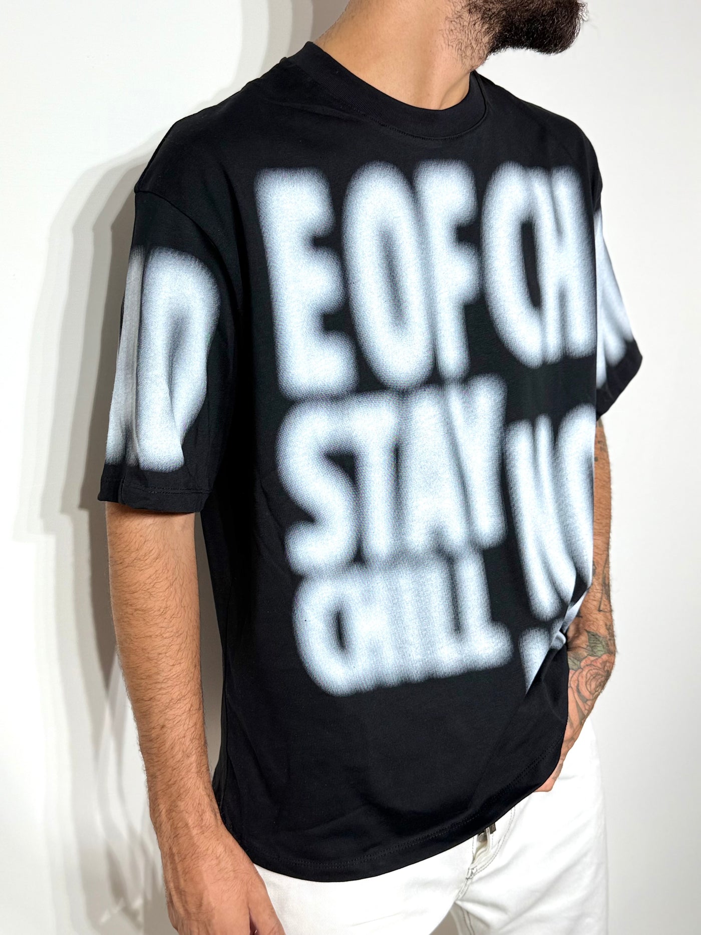 T shirt letterblack