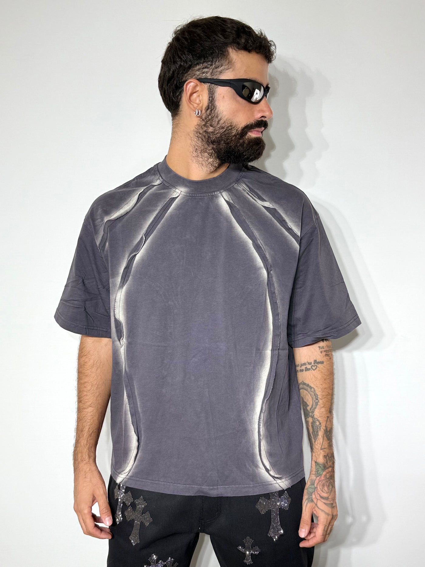 T shirt insertgrey