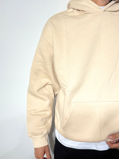 Felpa boxy cream