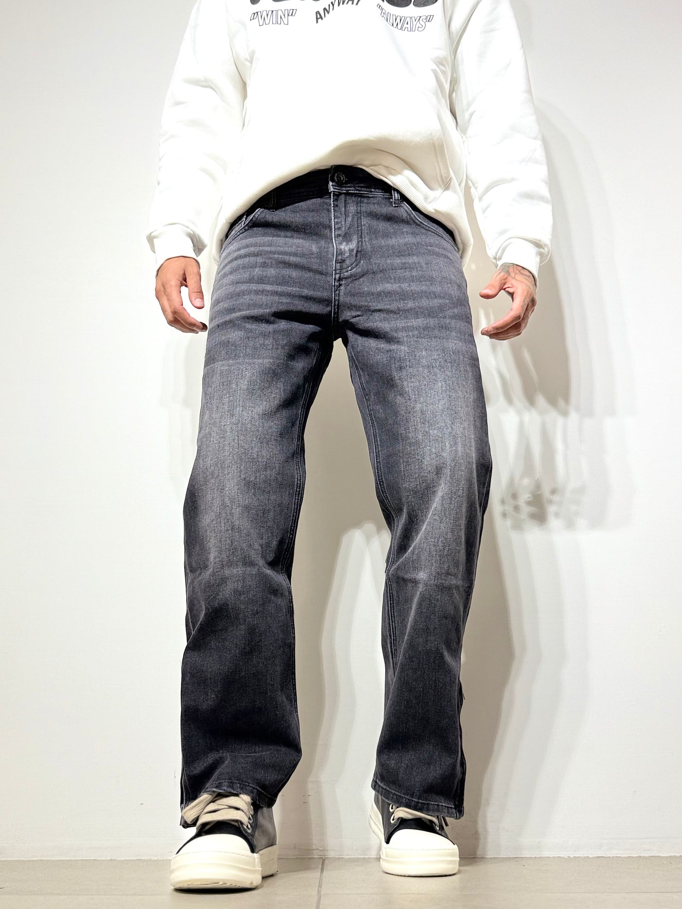 Flare undzip grey