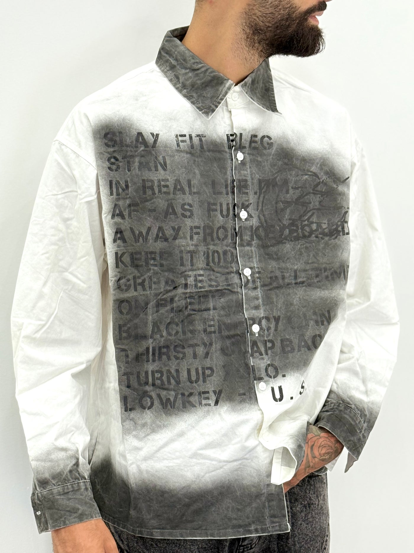 Camicia letterwhite