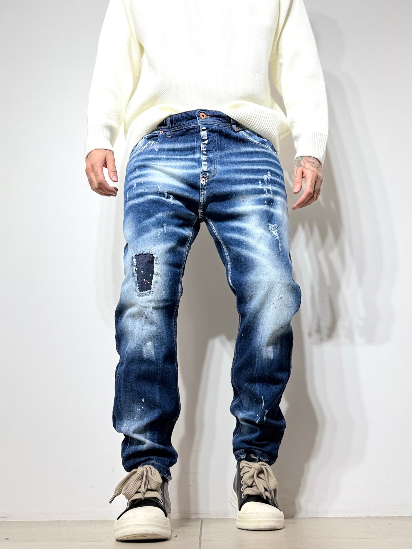Jeans cianopatch