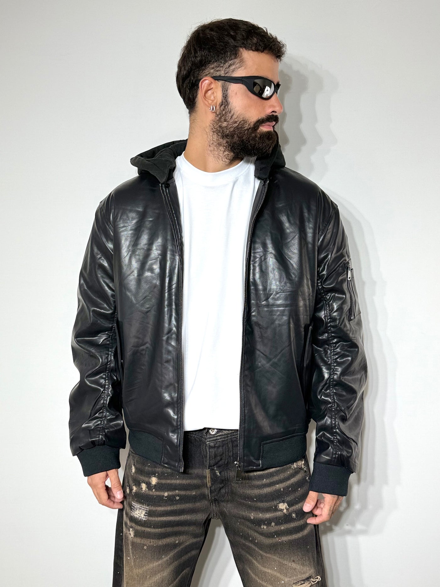 Bomber leathcap