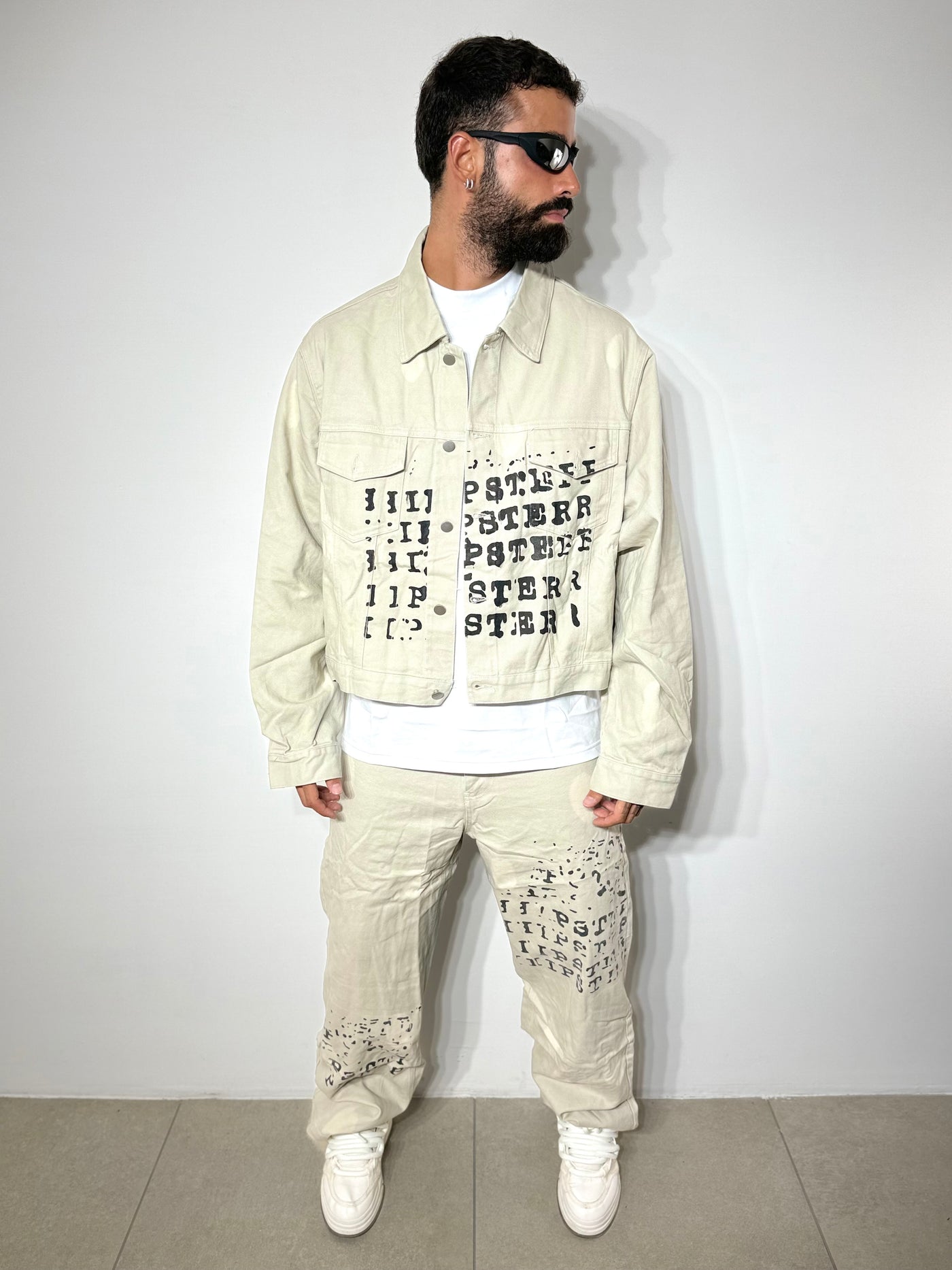 Coordset letterbeige
