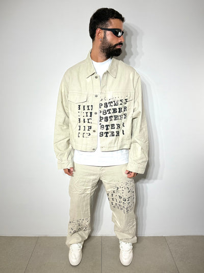 Coordset letterbeige