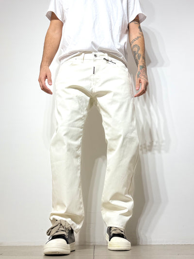 Jeans ciano smearwhite